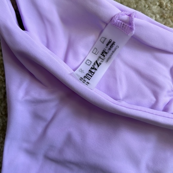 New Zaful Lilac Underwire String Bikini - Picture 4 of 7